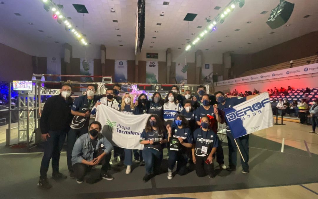 Prepa Tecmilenio Laguna y Durango con pase al mundial de First Robotics 2022.