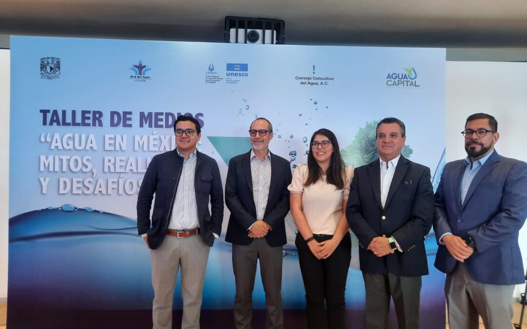 Realizan en Ciudad Universitaria taller de medios "Agua en México: mitos y realidades"