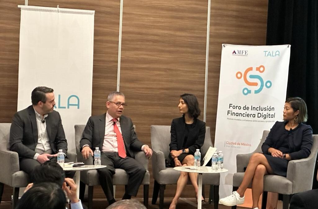 CEO y fundadora de Tala Mobile, con AMFE, inauguran el primer "Foro de Inclusión Financiera Digital" anual