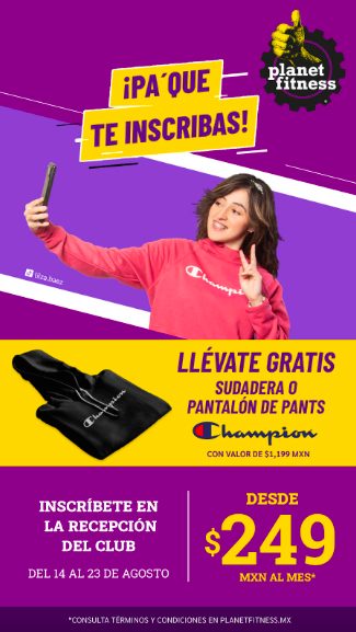 Un regreso a clases increíble con Planet Fitness®