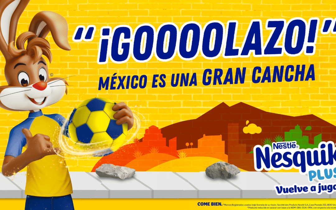 En temporada de la máxima fiesta de futbol, Nesquik celebra que México es una gran cancha para la diversión en familia