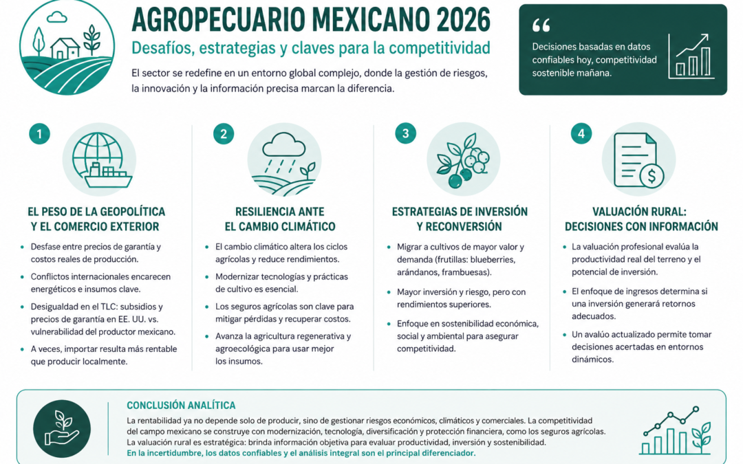 El sector agropecuario mexicano: desafíos geopolíticos, climáticos y la búsqueda de rentabilidad