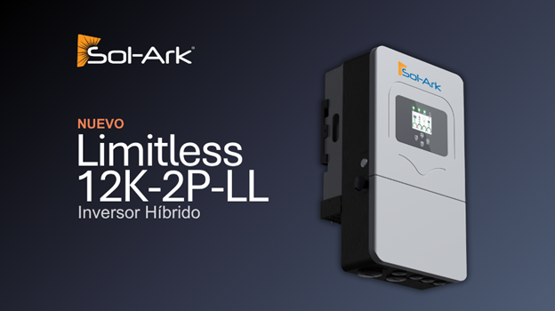 Sol-Ark presenta el nuevo Inversor Híbrido Limitless 12K-2P-LL con potencia de respaldo prémium