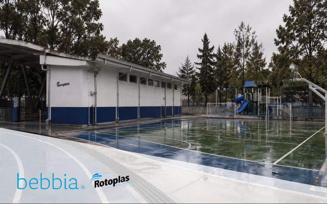 Rotoplas y bebbia donarán sistemas de captación de lluvia en deportivos públicos de la CDMX