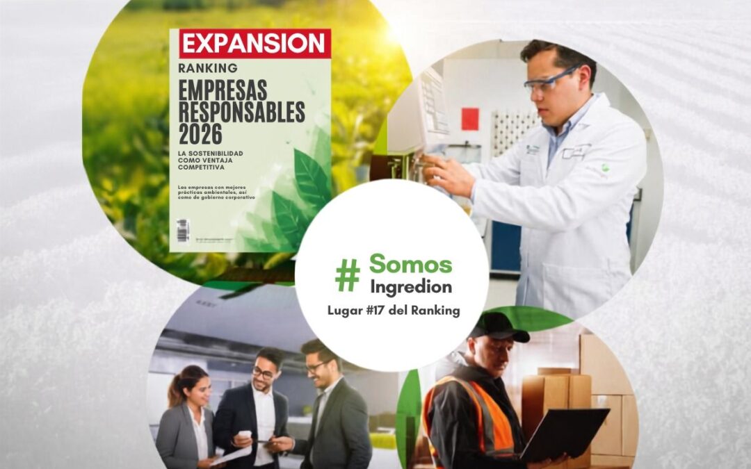 Ingredion México es reconocida como una Empresa Responsable ESG 2026