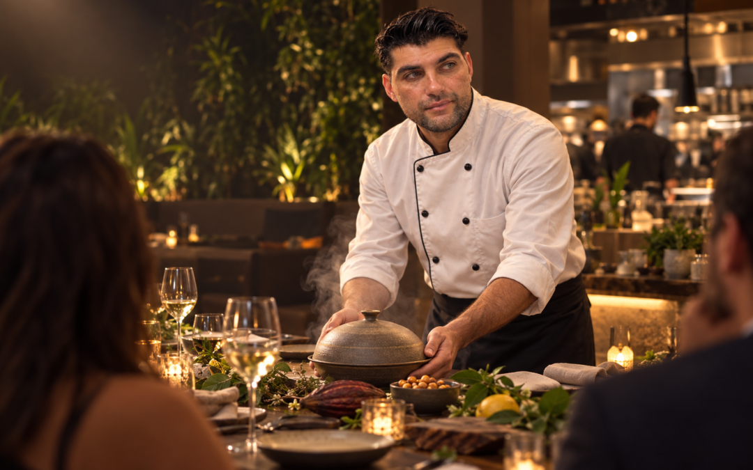 Luis Manuel Kadour Ponce presenta «Mesa Invisible», una cena donde los sentidos cambian la forma de cenar